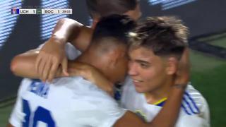Y llegó el empate: Cristian Medina marcó el 1-1 de Boca vs. U. de Chile [VIDEO]