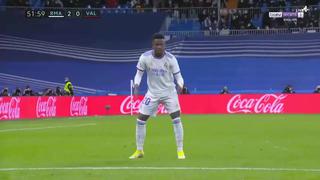 Una maravilla: Vinicius Junior y su golazo para el 2-0 del Real Madrid vs. Valencia [VIDEO]