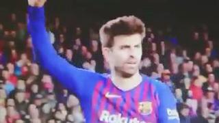Es viral: Piqué defendió a Sergio Ramos de insultos del Camp Nou en el Clásico [VIDEO]