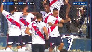 Con asistencia de Roberto Ovelar: Jorge Bazán puso el 1-0 en el Municipal vs. Universitario [VIDEO]