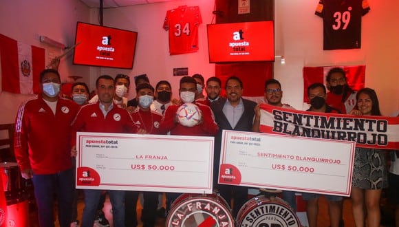 ¡Alentarán en el Repechaje! Barras de la selección peruana reciben apoyo de 100,000 dólares. (Apuesta total)