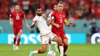 Firmaron tablas: Dinamarca empató 0-0 con Túnez en su debut en el Mundial Qatar 2022