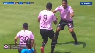 Ese gol no lo hace ni Ronaldinho: la peculiar parte del cuerpo que usó Aguilar para el tanto de Boys [VIDEO]