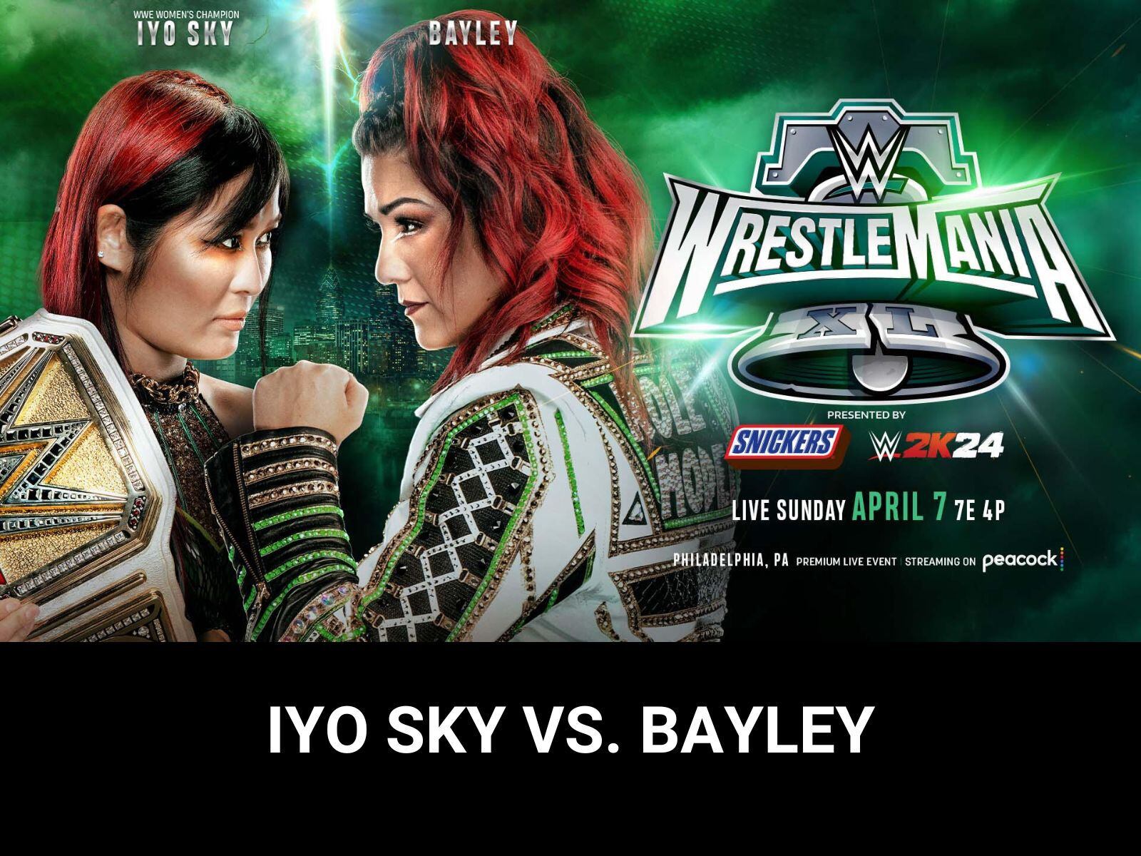 En WrestleMania XL, el enfrentamiento entre IYO SKY y Bayley por el Campeonato Femenino de la WWE promete ser épico. Bayley, decidida a arrebatar el título a su exaliada, reveló su desafío después de un tenso enfrentamiento con Nia Jax en Raw. La astuta Bayley, quien sorprendió a todos al demostrar que entendía japonés, se enfrentará a la Genio de los Cielos, una campeona que ha demostrado su valía al elevarse a nuevas alturas en su reinado. ¿Podrá Bayley recuperar el oro? ¿O IYO SKY repelerá uno de los desafíos más peligrosos de su reinado? | Crédito: WWE.com / Composición Mix