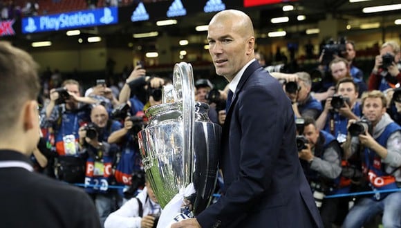 Zinedine Zidane ha ganado tres Champions League con el Real Madrid. (Getty)