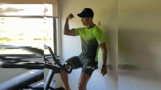 Cristiano no pierde su esencia: entrena con bicicleta estática y presume de su musculatura en Instagram [VIDEO]
