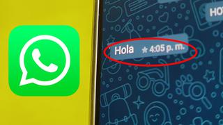 WhatsApp: ¿sabes qué es la misteriosa estrella que aparece al lado de tus mensajes?