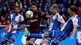 Sueña con la Bota de Oro: Lionel Messi anotó ante Depor y quedó a un gol de Salah