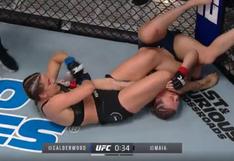 UFC: Jennifer Maia y la espectacular llave de brazo a Joanne Calderwood para concretar su triunfo | VIDEO