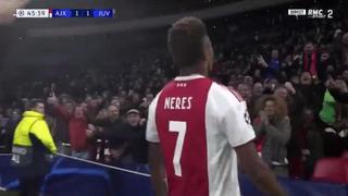La vieja escuela holandesa: 'tiki-taka' y golazo de Neres para el 1-1 del Ajax ante la Juventus [VIDEO]