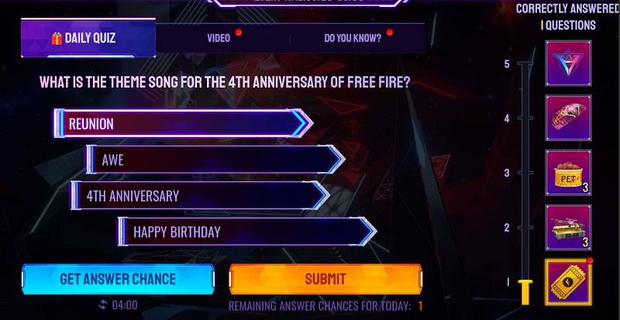 Música Oficial De Aniversário De 4 Anos Do Free Fire Confirmada