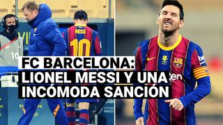 Ya es oficial: esta es la sanción que deberá cumplir Lionel Messi tras la tarjeta roja en la Supercopa