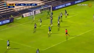 Alianza Lima vs. UTC: Gonzalo Godoy perdió opción de gol debajo del arco [VIDEO]
