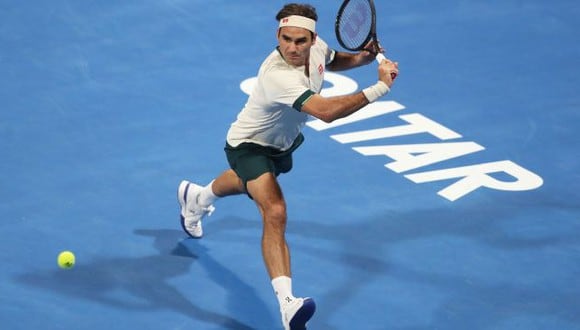 Roger Federer cayó en los cuartos de final del ATP 250 de Doha. (ATP Doha)