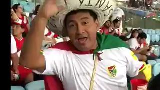 Los conoce el mundo entero: hincha de Bolivia mandó saludos para Alianza Lima en la previa del duelo con Perú [VIDEO]