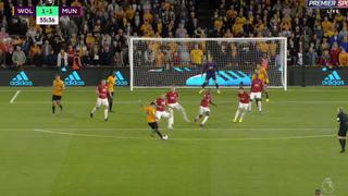 ¡Una maravilla! Golazo de Rubén Neves para empatar el United-Wolves por la Premier League [VIDEO]