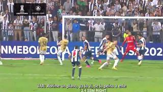 Conmebol revela audio del VAR sobre supuesto penal para Alianza Lima, previo al gol de Mineiro