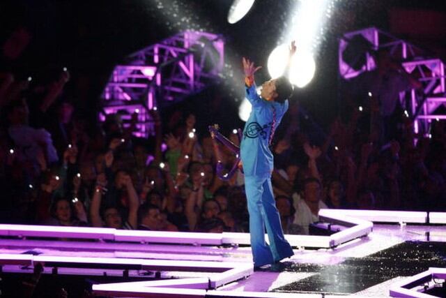 Prince (Super Bowl 41 en 2007). (Getty)