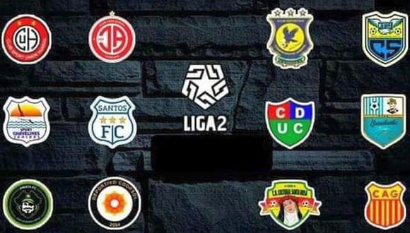 Tabla de posiciones de la Liga 2. (Foto: Facebook)