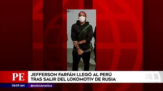 Jefferson Farfán llegó al Perú y entrenará en la Videna