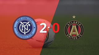 New York City FC le ganó con claridad a Atlanta United por 2 a 0