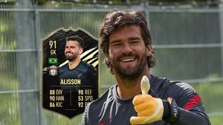 FIFA 21: Alisson obtiene su mejor carta en Ultimate Team