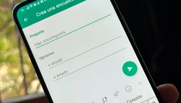 WhatsApp agregó un nuevo filtro de búsqueda exclusivamente para la función de encuestas. (Foto: Depor)