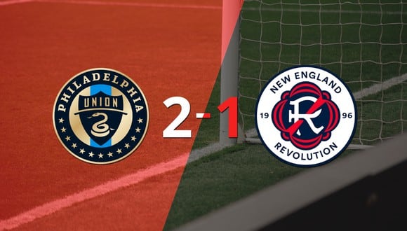 Philadelphia Union logró una victoria de local por 2 a 1 frente a New England Revolution