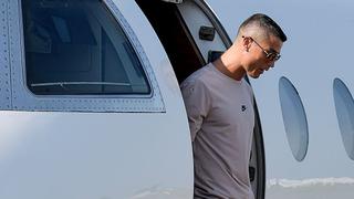 Fin de las vacaciones: Cristiano llegó a Turín para empezar la pretemporada con Juventus