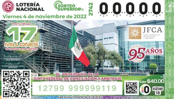 Sorteo Superior: resultados de la Lotería Nacional del viernes 4 de noviembre. (Foto: Lotenal)