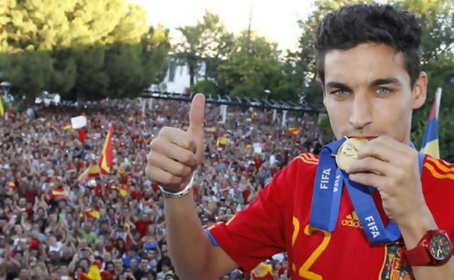 Jesús Navas juega en el Sevilla. (Getty)