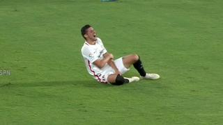 Duele de tan solo verlo: la terrible lesión de jugador de Sevilla en partido por Liga Santander [VIDEO]