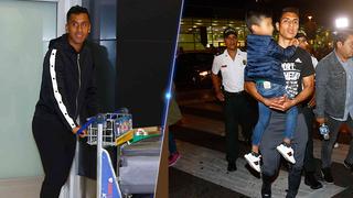 Renato Tapia y Paolo Hurtado llegaron a Lima felices por gol de Paolo Guerrero