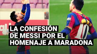 Lionel Messi y una confesión sobre el homenaje a Maradona con la camiseta de Newell’s Old Boys 