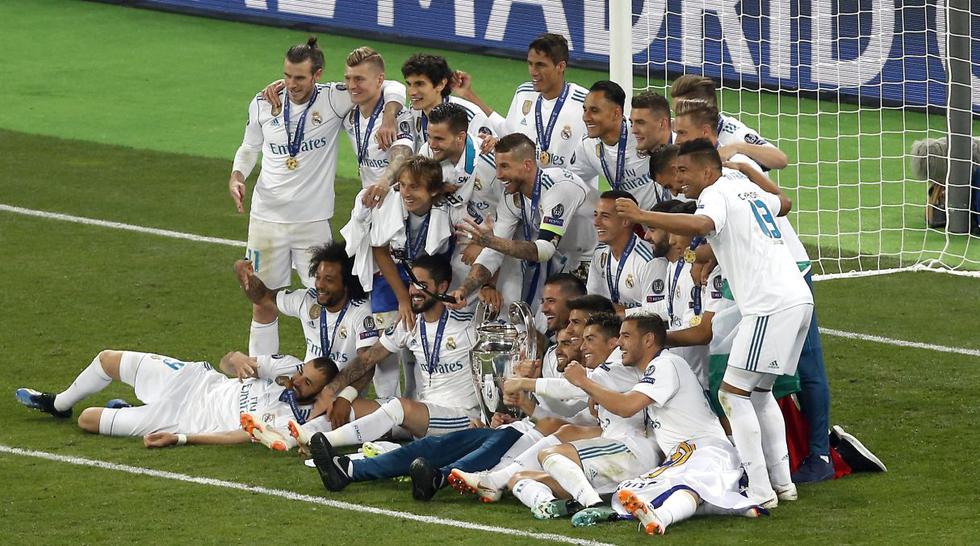 Las mejores fotos de los festejos del Real Madrid tras la obtención de la Champions League. (Agencias)
