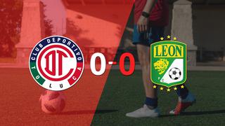 Toluca FC y León terminaron sin goles