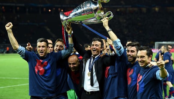 Luis Enrique le dio la Champions League al Barcelona en 2015. (Getty)