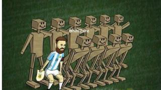 Messi es la principal víctima: los memes que dejó el 1-1 de Argentina ante Venezuela por Eliminatorias 2018