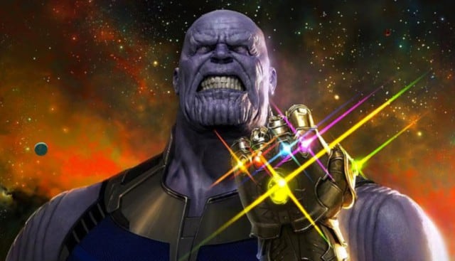 Una comparación entre la versión de Thanos del cómic con el de la película (Foto: Marvel)