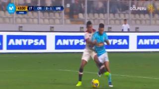 Sporting Cristal: árbitro no cobró claro penal de Jersson Vásquez contra Edinson Chávez (VIDEO)