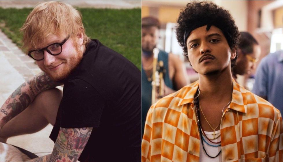 Ed Sheeran y Bruno Mars estrenan su nueva colaboración “Blow”. (Foto: Instagram)