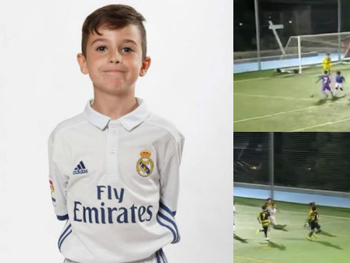 Real Madrid: Byron, el niño de 7 años que se perfila como promesa