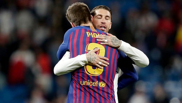 Ramos y Piqué podrían volver a juntarse en la Selección de España para los Jugos Olímpicos. (Getty Images)