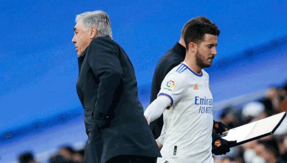 La dura respuesta de Carlo Ancelotti a Hazard. (Foto: Agencias)