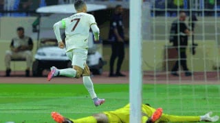 Con doblete de Cristiano Ronaldo, Al Nassr goleó a Al Adalah y le pisa los talones a Al Ittihad 