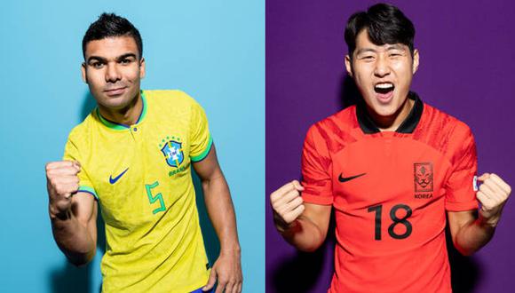 Brasil vs. Corea del Sur por el Mundial Qatar 2022. (Getty Images)