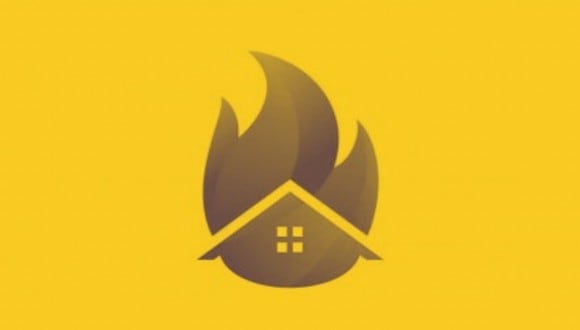 En esta imagen hay dos opciones: la casa y el fuego. ¿Qué ves primero? (Foto: MDZ Online)