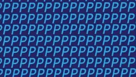 En esta imagen, cuyo fondo es de color azul, abundan las letras ‘P’. Entre ellas, está la ‘B’. (Foto: MDZ Online)