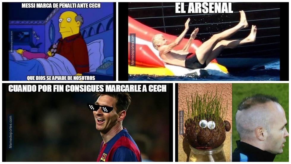 Estos son los mejores memes de la victoria azulgrana sobre el Arsenal. (Meme deportes)
