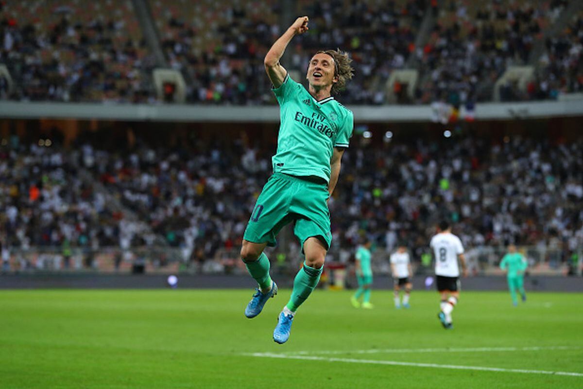 Real Madrid goleó 3-0 al Valencia por semifinales de la Supercopa de España. (Getty Images)